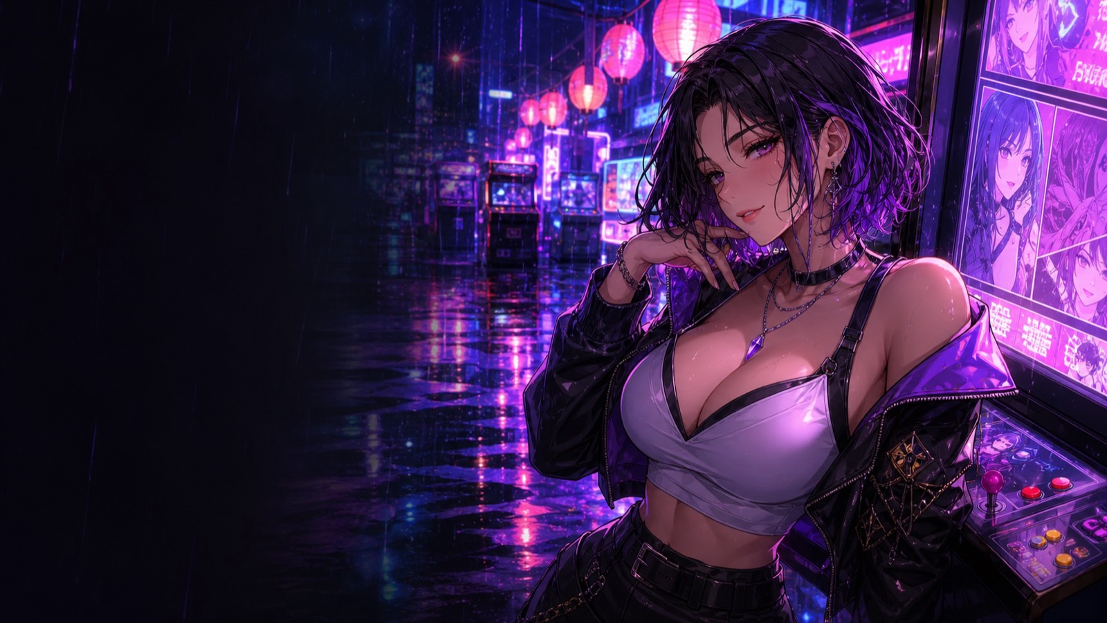 Anime AI chat companion with expressive character styling
